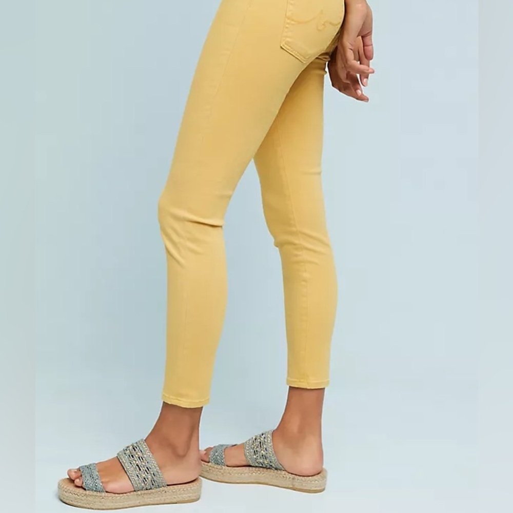 AG Abbey ankle mid rise super skinny jeans
